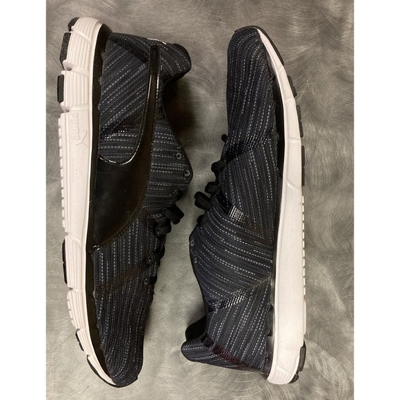 PUMA Turbulance Black Stripe Knit Running Shoes 187779-02 Men’s Size 13 US main image 10